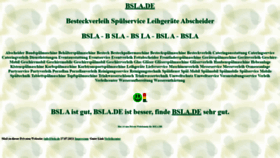 What Bsla.de website looked like in 2022 (2 years ago)