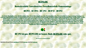 What Bupo.de website looked like in 2022 (2 years ago)