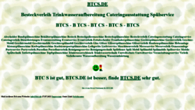 What Btcs.de website looked like in 2022 (1 year ago)