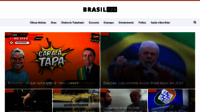 What Brasil123.com.br website looked like in 2022 (1 year ago)
