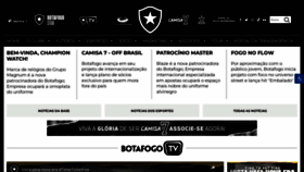 What Botafogo.com.br website looked like in 2022 (1 year ago)