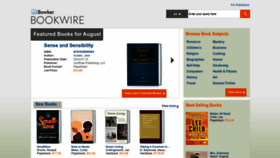 What Bookwire.com website looked like in 2022 (1 year ago)