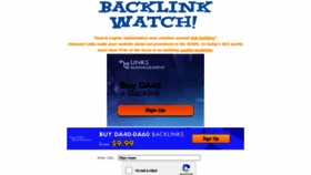 What Backlinkwatch.com website looked like in 2022 (1 year ago)