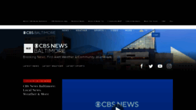 What Baltimore.cbslocal.com website looked like in 2022 (1 year ago)