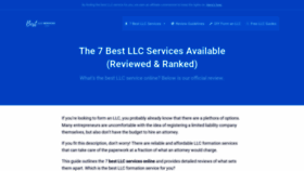 What Bestllcservices.com website looked like in 2022 (1 year ago)