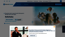 What Bancodeoccidente.com.co website looked like in 2022 (2 years ago)