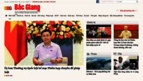 What Baobacgiang.com.vn website looked like in 2022 (1 year ago)