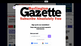 What Burlingtongazette.ca website looked like in 2022 (1 year ago)