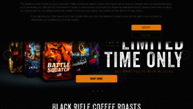 What Blackriflecoffee.com website looked like in 2022 (1 year ago)