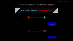 What Btvsports.lol website looked like in 2022 (1 year ago)