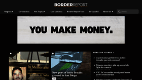 What Borderreport.com website looked like in 2022 (1 year ago)