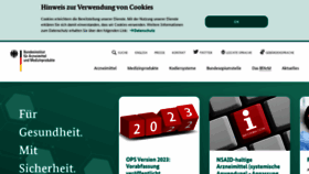 What Bfarm.de website looked like in 2022 (1 year ago)