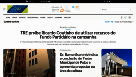 What Brejonews.com.br website looked like in 2022 (2 years ago)