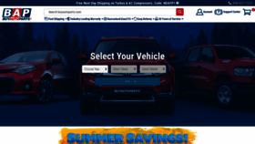 What Buyautoparts.com website looked like in 2022 (1 year ago)
