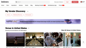 What Bridestory.com website looked like in 2022 (1 year ago)