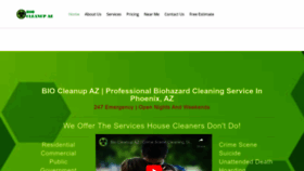 What Biocleanupaz.com website looked like in 2022 (1 year ago)