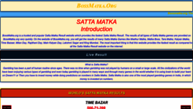 What Bossmatka.org website looked like in 2022 (1 year ago)