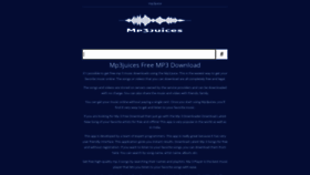 What Bomb-mp3.com website looked like in 2022 (1 year ago)