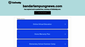 What Bandarlampungnews.com website looked like in 2022 (1 year ago)