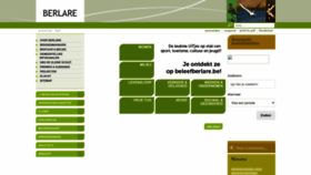 What Berlare.be website looked like in 2022 (1 year ago)