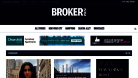 What Brokerpulse.com website looked like in 2022 (1 year ago)