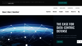 What Boozallen.com website looked like in 2022 (2 years ago)