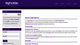What Bigfontsite.com website looked like in 2022 (1 year ago)