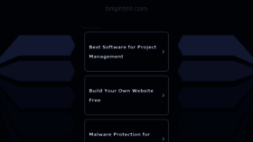 What Bmphtml.com website looked like in 2022 (1 year ago)