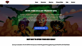 What Brawlgems.com website looked like in 2022 (1 year ago)