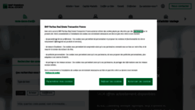 What Bnppre.fr website looked like in 2022 (1 year ago)