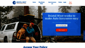 What Bristolwest.com website looked like in 2022 (1 year ago)