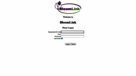 What Bloomlink.net website looked like in 2022 (1 year ago)