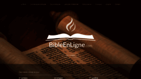 What Bibleenligne.com website looked like in 2022 (1 year ago)