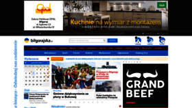What Bilgorajska.pl website looked like in 2022 (1 year ago)