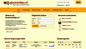 What Boekwinkeltjes.nl website looked like in 2022 (2 years ago)