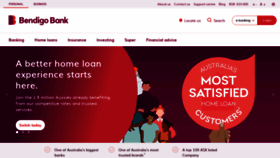What Bendigobank.com.au website looked like in 2022 (1 year ago)