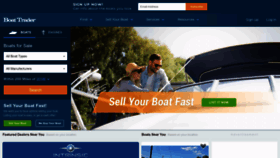 What Boattrader.com website looked like in 2022 (1 year ago)