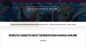 What Boruto-online.com website looked like in 2022 (1 year ago)