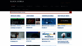 What Blackjoomla.com website looked like in 2022 (1 year ago)