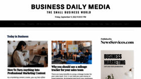 What Businessdailymedia.com website looked like in 2022 (1 year ago)