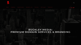 What Buckleymedia.com website looked like in 2022 (1 year ago)