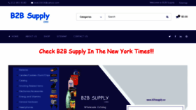 What B2bsupply.co website looked like in 2022 (1 year ago)