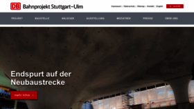 What Bahnprojekt-stuttgart-ulm.de website looked like in 2022 (1 year ago)