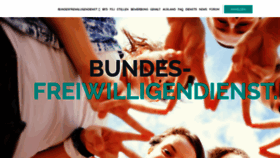 What Bundes-freiwilligendienst.de website looked like in 2022 (1 year ago)