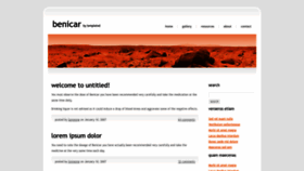 What Benicar.site website looked like in 2022 (1 year ago)
