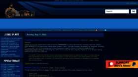 What Bluesnews.com website looked like in 2022 (1 year ago)