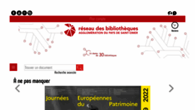 What Bibliotheque-agglo-stomer.fr website looked like in 2022 (1 year ago)
