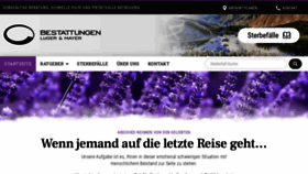 What Bestattung-luger.at website looked like in 2022 (1 year ago)