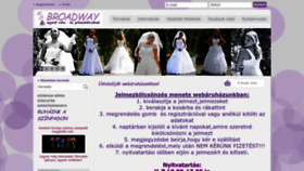 What Broadwayjelmez.hu website looked like in 2022 (1 year ago)