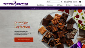 What Brownies.com website looked like in 2022 (1 year ago)